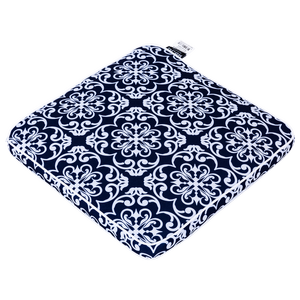 Mojo Navy Moroccan Square Cushion