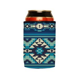 Stubbyz Blue Navajo Rug Stubby Cooler Standard