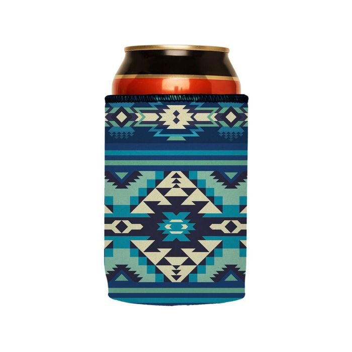 Stubbyz Blue Navajo Rug Stubby Cooler Standard