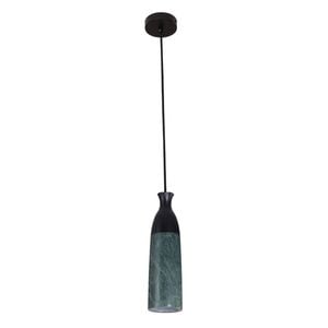 Cla Lighting Marmol Interior Marble Cylinder Pendant Light Green Marble