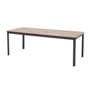 Mimosa Basel Aluminium Dining Table Charcoal