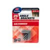 Zenith 25mm Galvanised Angle Bracket - 4 Pack