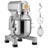 VEVOR Commercial Food Mixer Silver with 3 Speed Stand 1100W for Restaurant