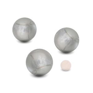 Decathlon - Set Of Grooved Recreational Petanque Boules 100 Tri-Pack - One Size