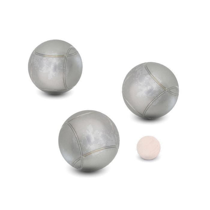 Decathlon - Set Of Grooved Recreational Petanque Boules 100 Tri-Pack - One Size