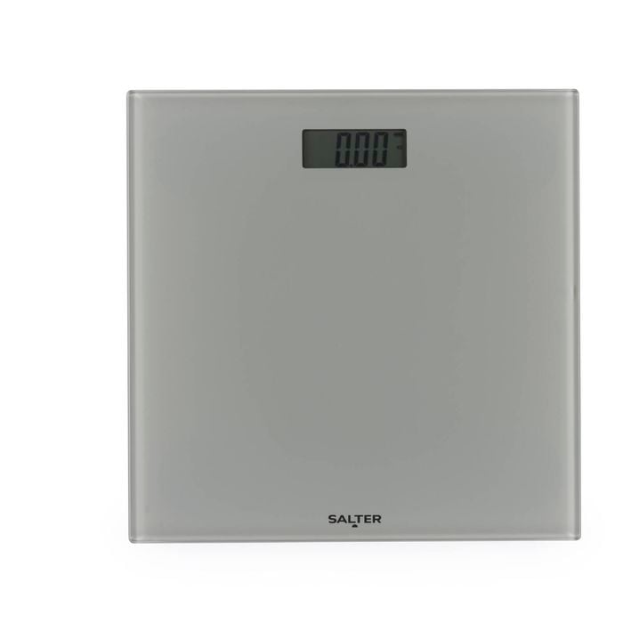 Salter Grey Electronic Glass Bathroom Scale