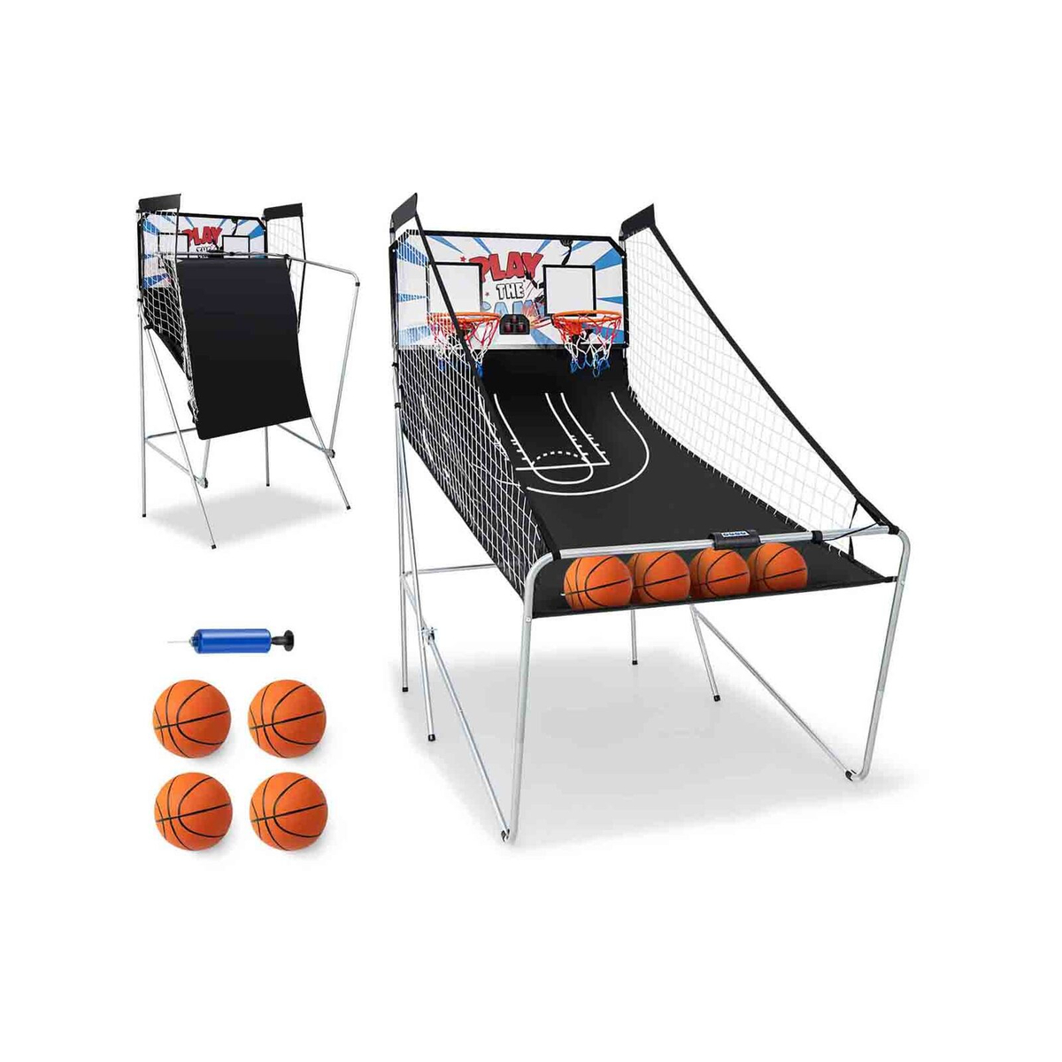 Costway Arcade Basketball Game Double Shoting Machine 4 Players ...