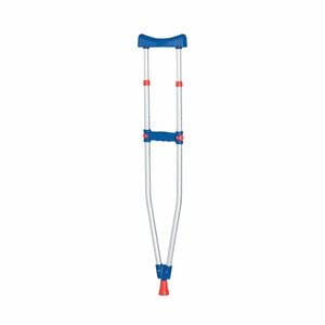 Premium Underarm Crutches Pair - Lightweight & Adjustable Support - Youth