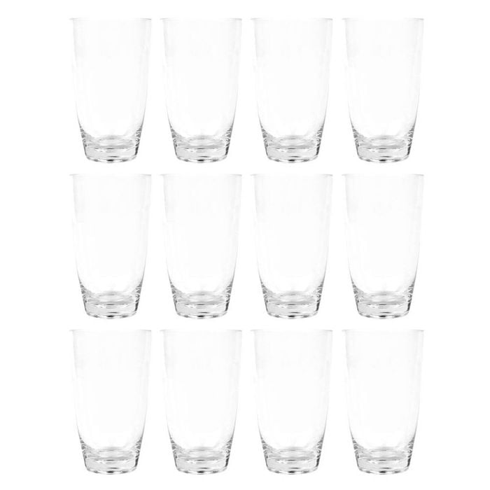 12PK Impact 500ml High Ball Drink Tumbler Cup Polycarbonate - Clear