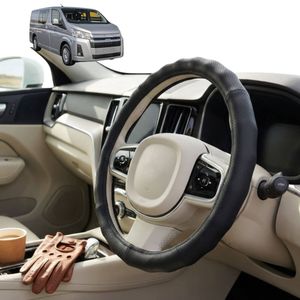 Australian Goose Steering Wheel Cover for Toyota Hiace Van 2019 - Current (Crew) Circle Black