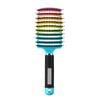 Catzon Boar Bristle Hair Brush Wet Dry Vented Curved Comb-gradient