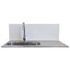 Dissco Laundry Splashback  900x300mm White
