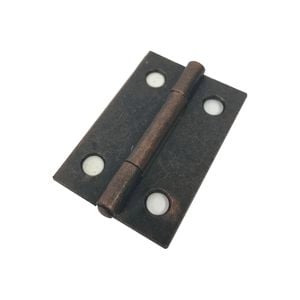 Zenith 40mm Florentine Bronze Fixed Pin Narrow Butt Hinge