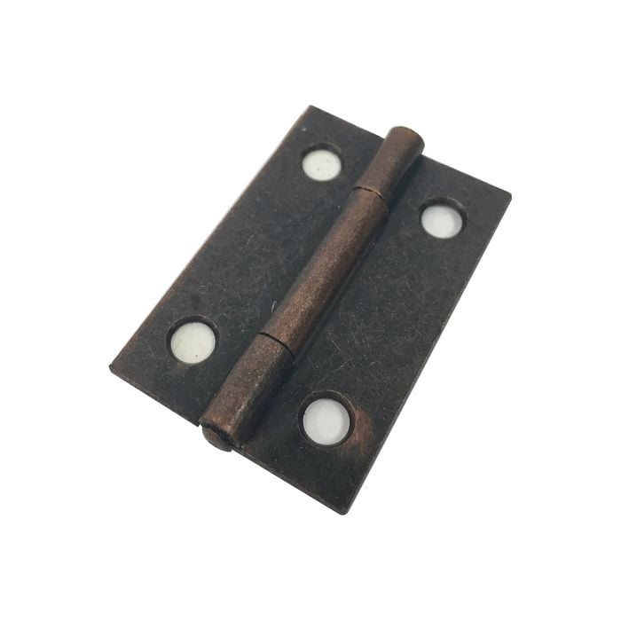 Zenith 40mm Florentine Bronze Fixed Pin Narrow Butt Hinge