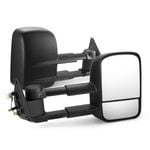 San Hima Pair Extendable Towing Mirrors Fit Ford Ranger 2009-2011