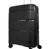 Pierre Cardin Normandy Medium 117l Hard Shell Case Suitcase Travel Luggage Black