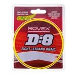 Rovex D:8 Braid Hi Vis Yellow 300yd 20lb Fishing Line