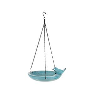 Northcote Pottery 31 x 12cm Teal Seville Bird Feeder