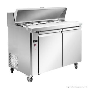 Thermaster SLB120 two door Sandwich Bar Fridge