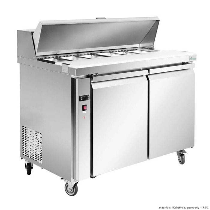 Thermaster SLB120 two door Sandwich Bar Fridge