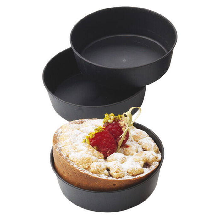 Matfer Bourgeat Exoglass Plain Tart Mould - 100x30mm