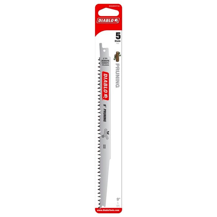 Diablo 9" Fleam Ground Reciprocating Saw Blades for Pruning - 5 Pack