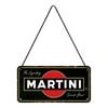 Nostalgic Art Hanging Sign Martini Served Here 10x20cm
