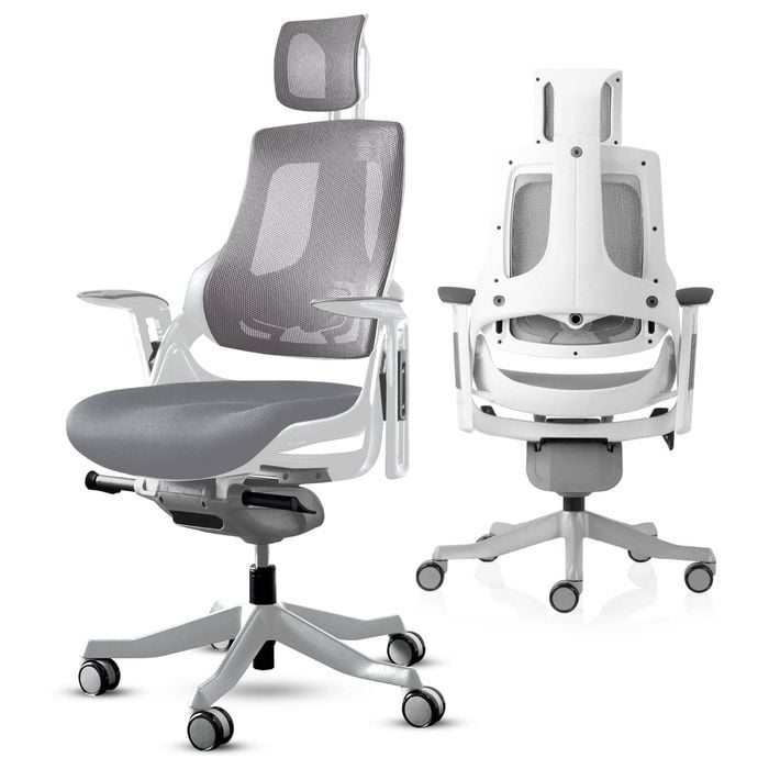 Desky Pro+ Ergonomic Chair - White