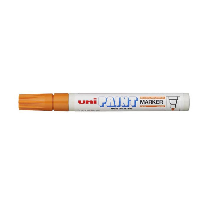 Uni PX20 Medium Bullet Tip Paint Marker 12pcs (Orange)