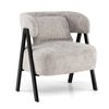 Costway Accent Chair Armchair Reading Sofa Leisure Chair W/pillow Grey