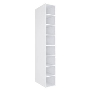 Lugna 2048 x 300 x 580mm White Shoe Tower With 6 Shelves - White
