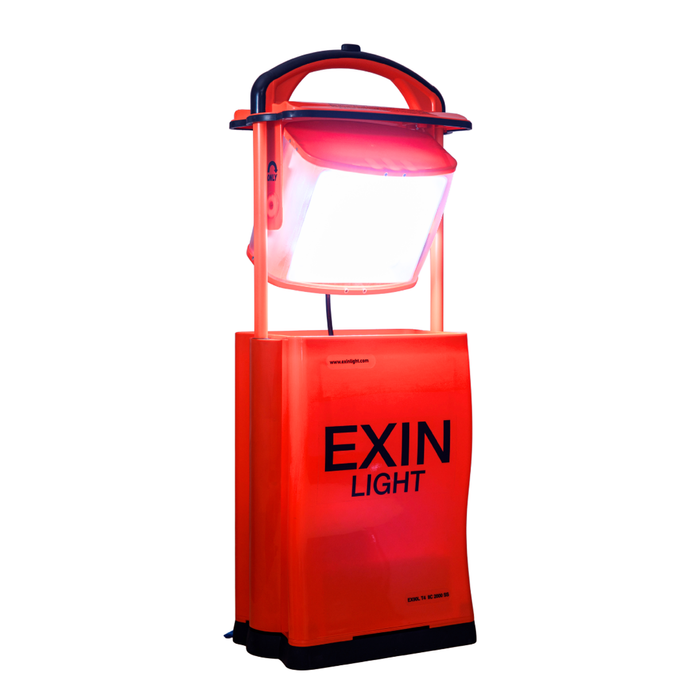 ExinLight EX90L T4 IIC 2000 SS - Intrinsically Safe 2000 Lumen NiMH Battery Operated LED Portable Work Light