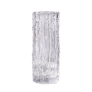 SOGA 30.5cm Clear Handcrafted Glass Vase – Classic Look