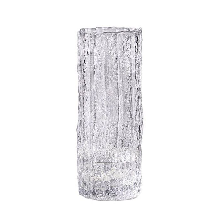 SOGA 30.5cm Clear Handcrafted Glass Vase – Classic Look