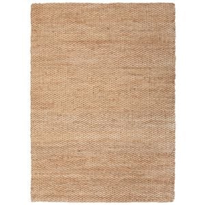 The Rug Connection Bee Natural Jute 280x190cm - Large Hand Loomed Jute Indoor Floor Rug