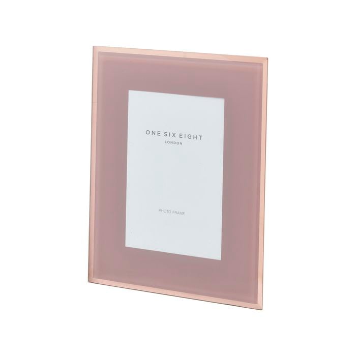 One Six Eight London Clara 7 X 5 Dusty Rose Glass Photo Frame