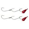 2x 30g TT Lures Bait Trolling Size 5/0 Tarpon Hooks Mackeral Rig - Pink