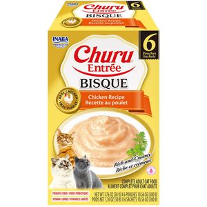 Inaba Churu Entree Bisque Chicken Wet Cat Food 6 x 50g