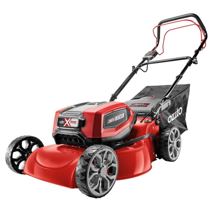 Ozito PXC 36V (2 x 18V) 460mm Brushless Self-Propelled Steel Deck