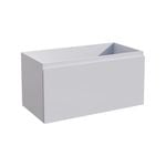 Stein 1200mm White Select Wall Hung Handleless Single Drawer Vanity - Cabinet Only