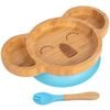 Tiny Dining Bamboo Koala Baby Weaning Plate & Fork Set