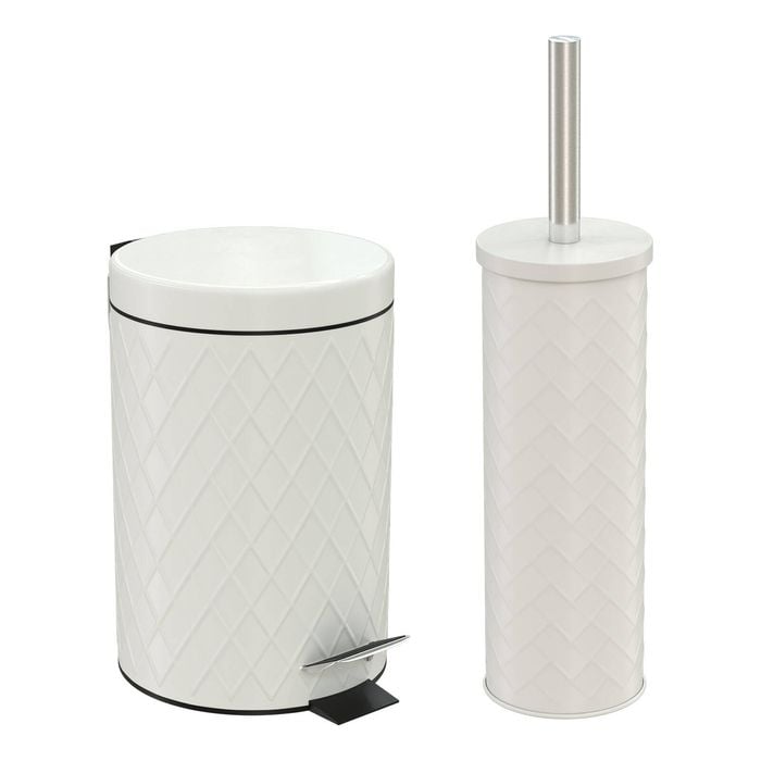 Living Elements White 2 Piece Bathroom Set
