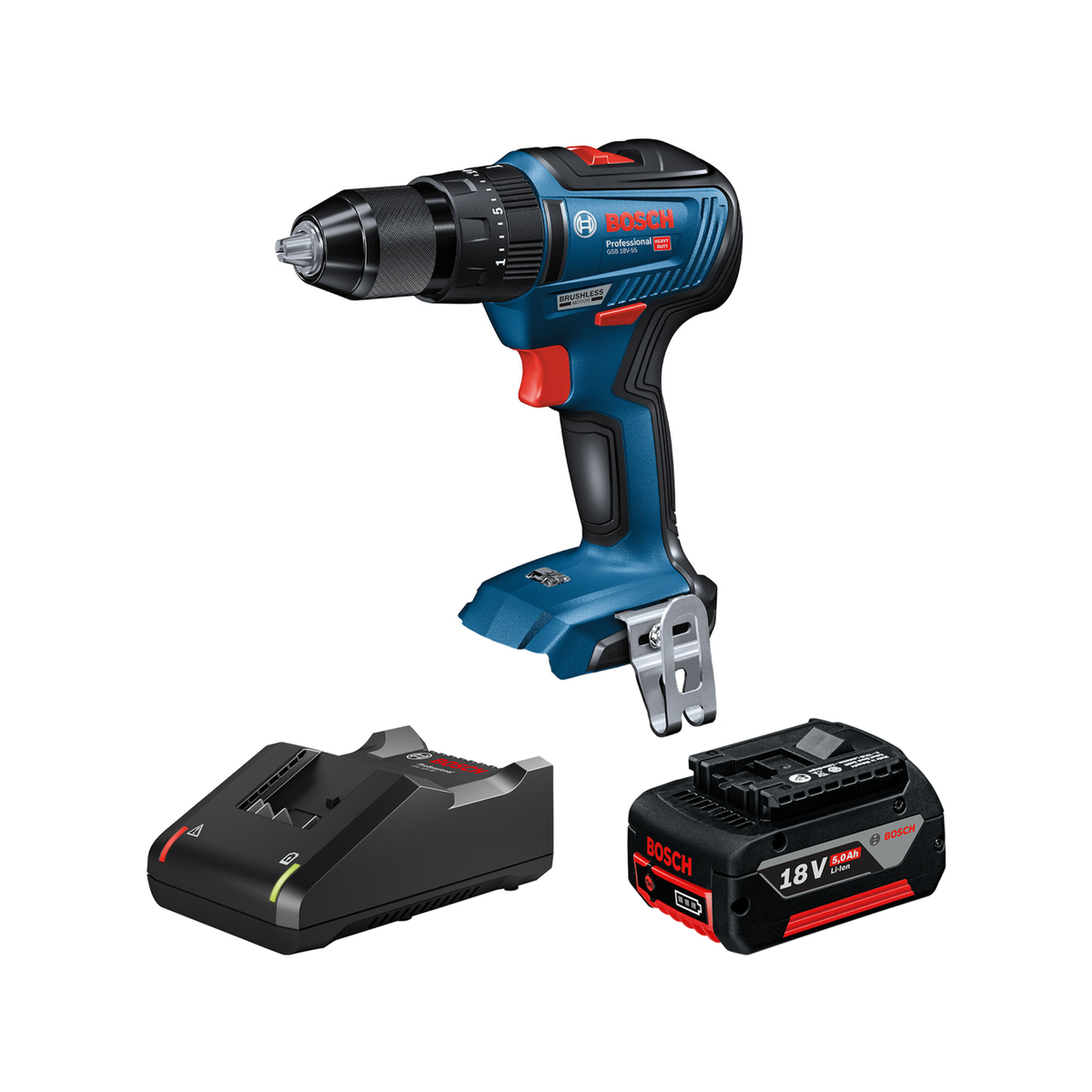 Bosch 18V Professional 5.0AH Hammer Drill Kit 0615990M5B Bunnings Australia