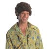 Brunette Brown Tight Afro Wig Curl Hair Dress Up Adult Party Costume Accessory