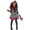 Deranged Clown Horror Evil Creepy Killer Halloween Scary Child Girls Costume S
