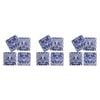 3x 4pc LVD Porcelain Coasters Mythical Rabbitbird Home/Kitchen Decor 10cm Sqr
