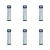 6pk Malli Plastic Crochet Hook/needle Yarn Crafting/knitting Tool 4mm White