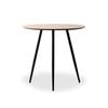 Modern Furniture GINNY Round Dining Table 80cm - Natural & Black