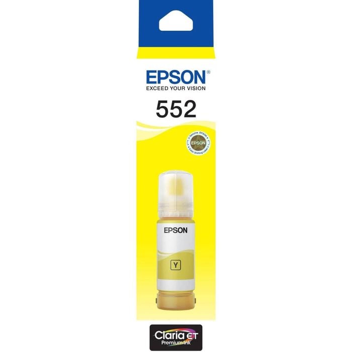 Epson Epson T552 Yellow EcoTank 552 Ink Bottle Toner C13T06W492 Genuine Original