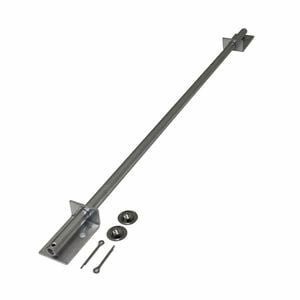 Move It 450 - 600mm 1/2" Adjustable Axle With Caps